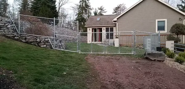 Galvanized Chainlink Fence by Stauffer Brothers