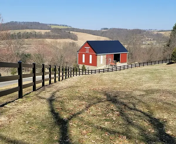 Vinyl Horse Rail Fence by Stauffer Brothers