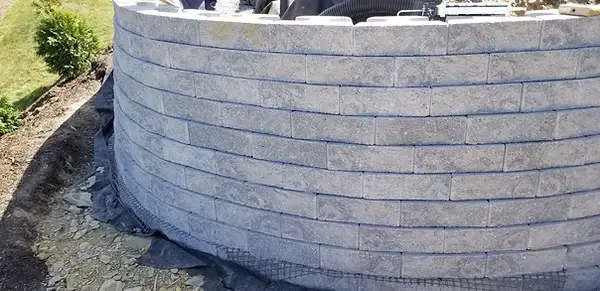 Retaining Walls project by Stauffer Brothers