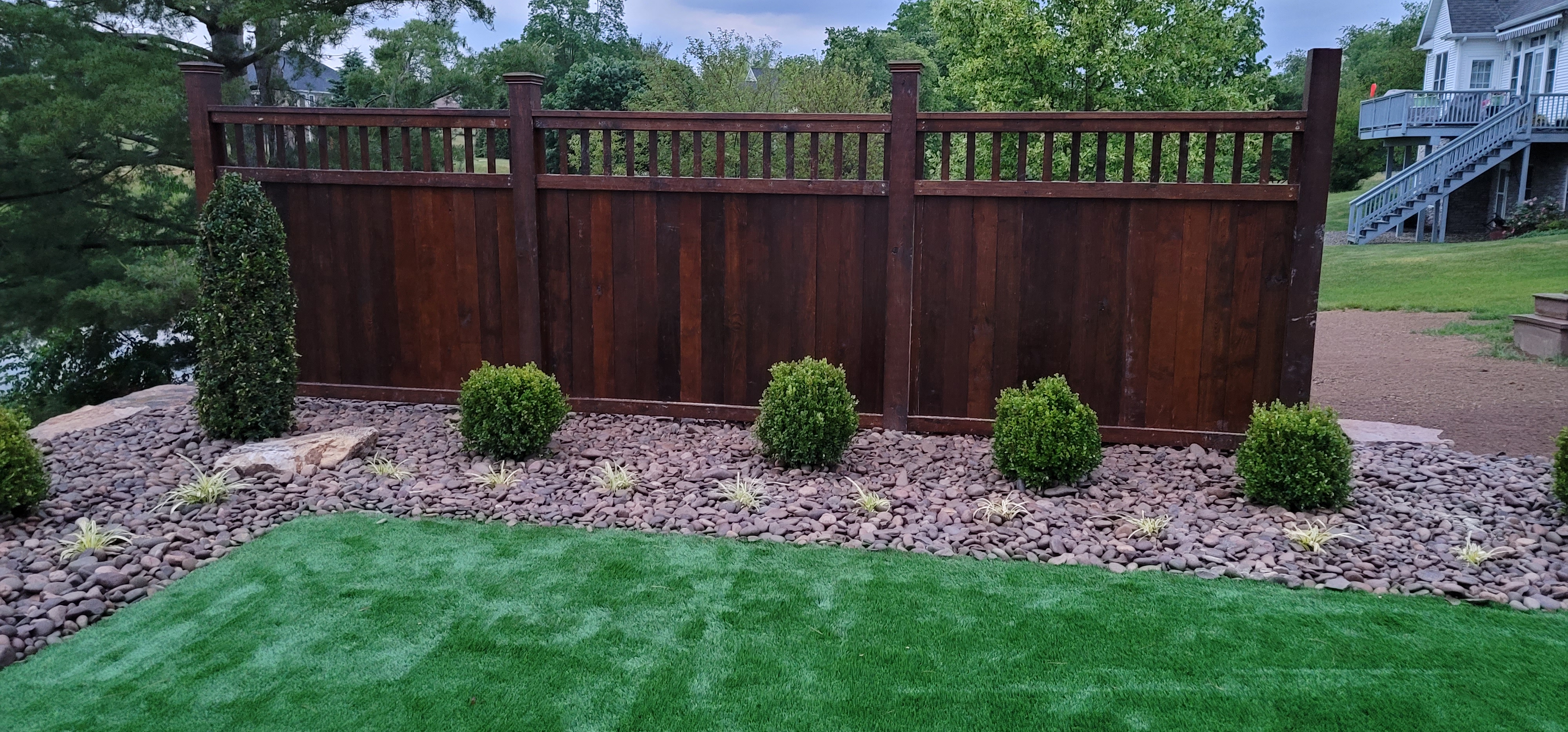 Completed Stauffer Brothers exterior construction project
