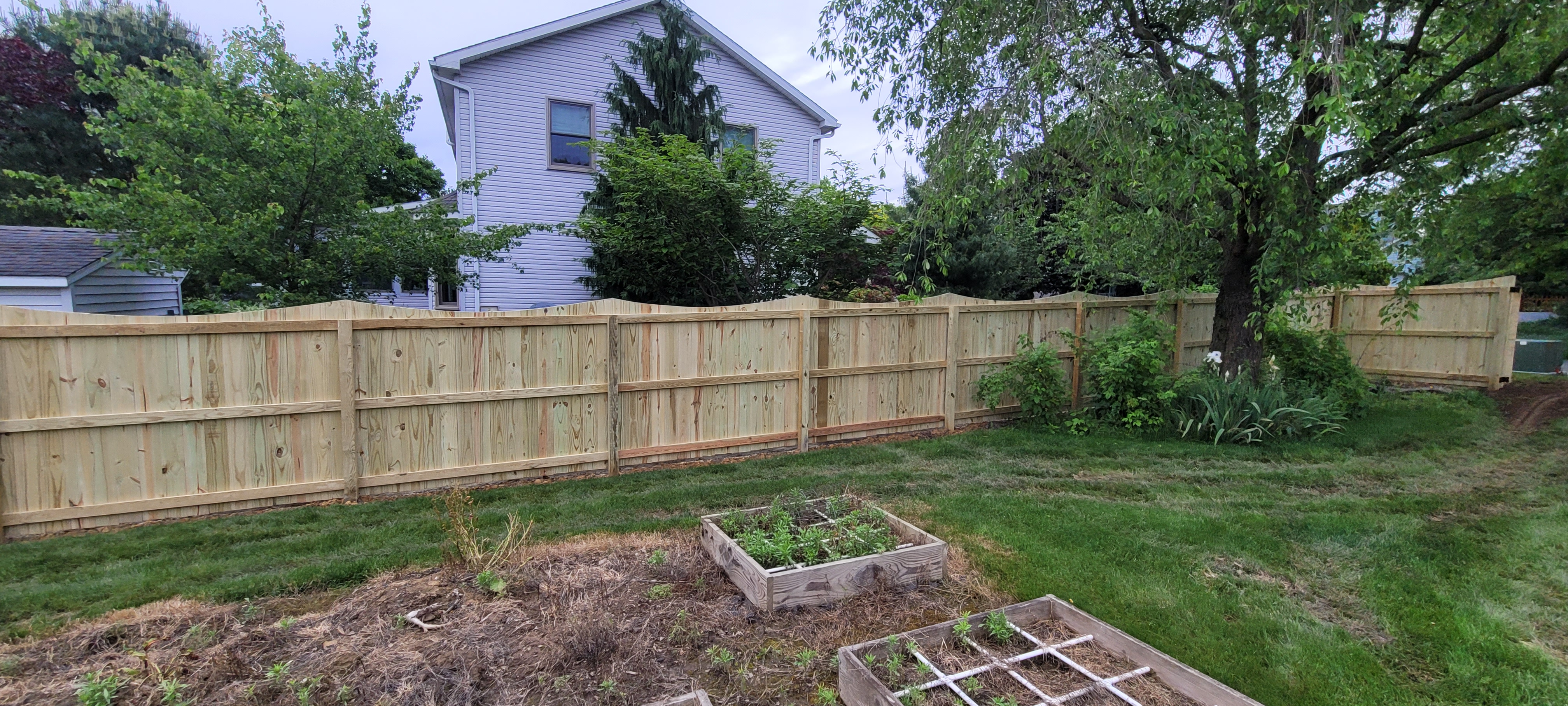 Completed Stauffer Brothers exterior construction project